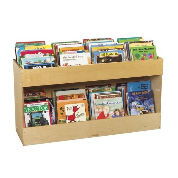 Childcraft Single-Sided Mobile Book Center, 47-3/4 x 14-1/2 x 25-3/4 Inches 562420